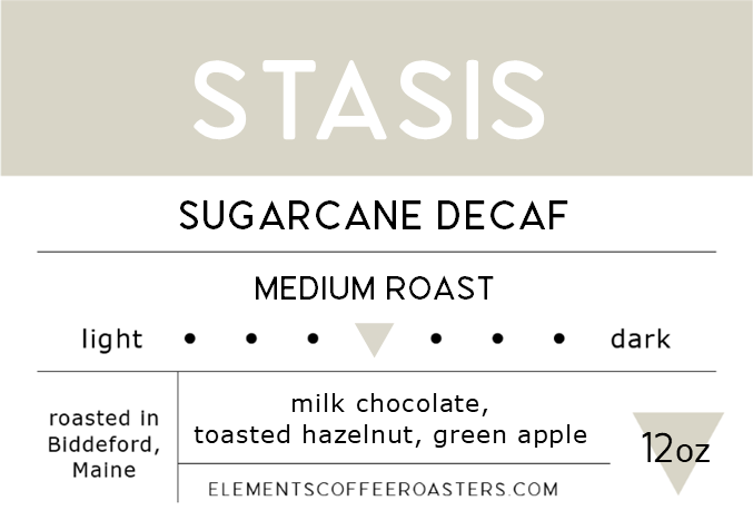 Stasis Sugarcane Decaf Colombia Valle del Cauca