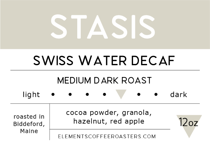 Stasis Swiss Water Decaf Colombia Antioquia
